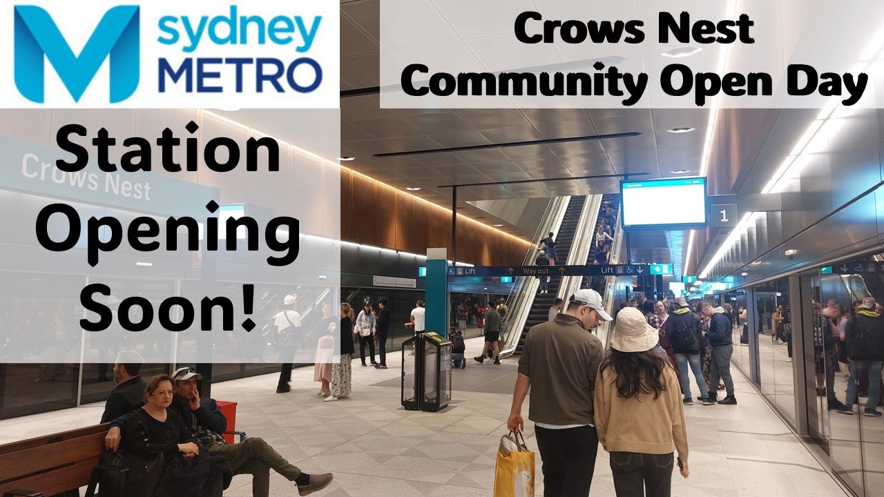 A Look at the NEW Crows Nest Sydney Metro Station - OPENING SOON!