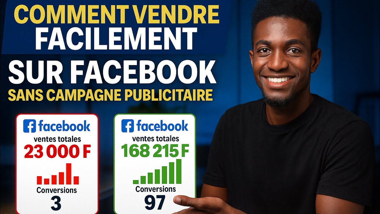 COMMENT VENDRE SUR FACEBOOK SANS BUDGET PUBLICITAIRE.