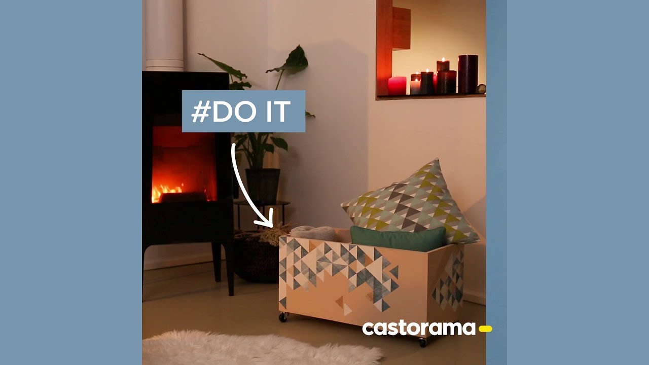 DIY : fabriquer un coffre de rangement avec une étagère Mixxit - Castorama