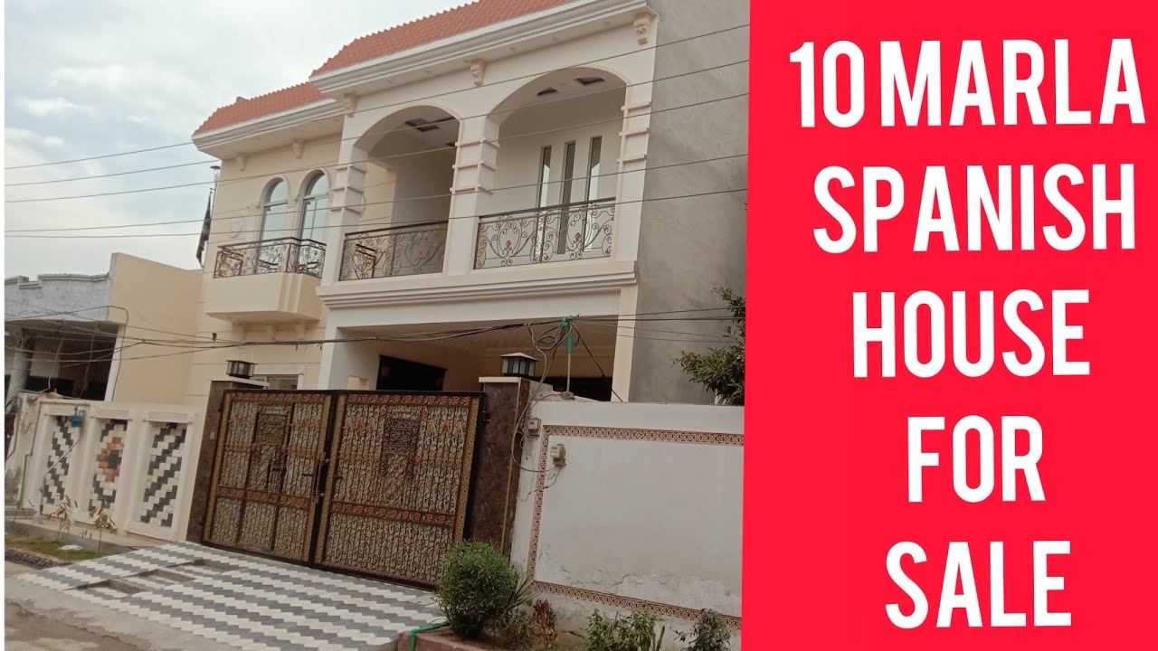 10 Marla Spanish Home | For sale | Superior Town | Faisalabad Road  | Sargodha | @almeezanestate