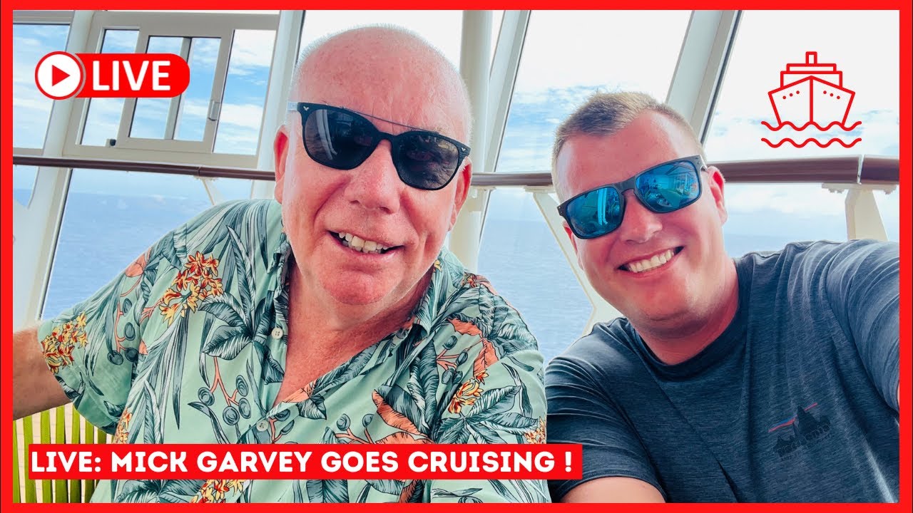 🔴LIVE: Mick Garvey goes Cruising! Zip Line Challenge! 😂