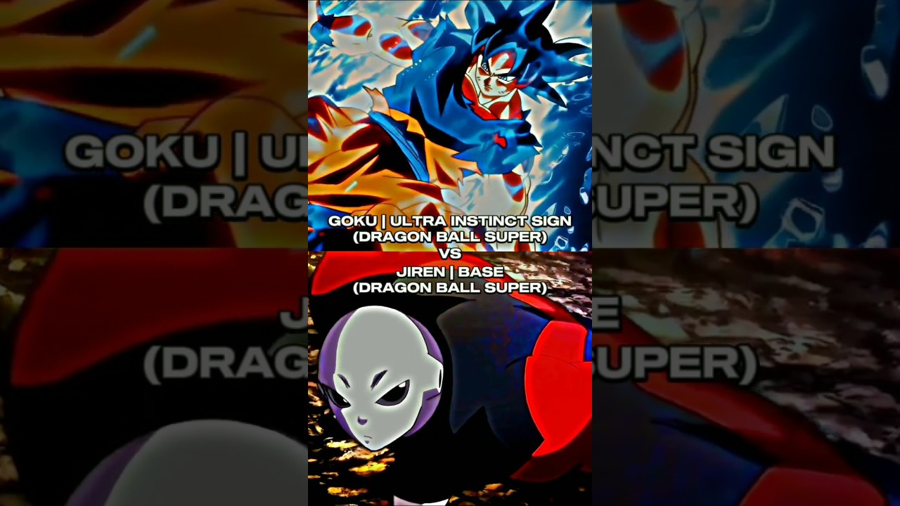 Goku (Ultra Instinct Sign | DBS) Vs. Jiren (Base | DBS) | Battle | #gokuvsjiren #dbs #vsshorts