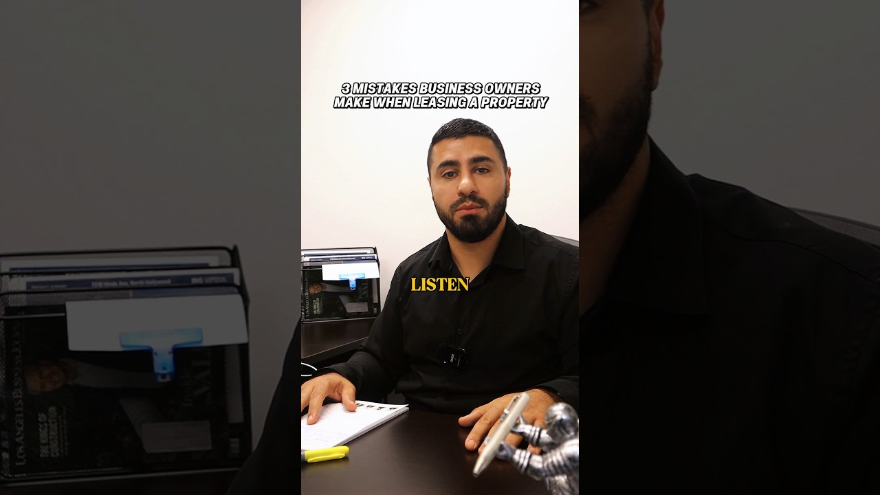 Top 3 Mistakes When Leasing a Commercial Property ‼️