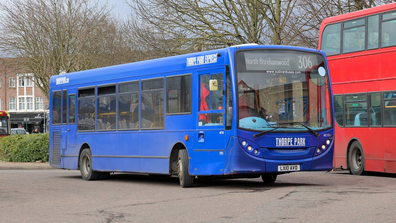 Buses at work at Borehamwood Tesco on 5th March 2024