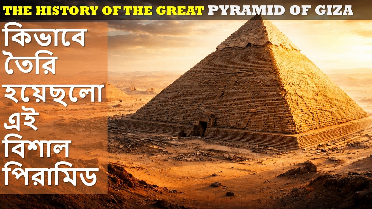 কিভাবে তৈরি হয়েছিলো এই বিশাল পিরামিড-The great Pyramid of Giza