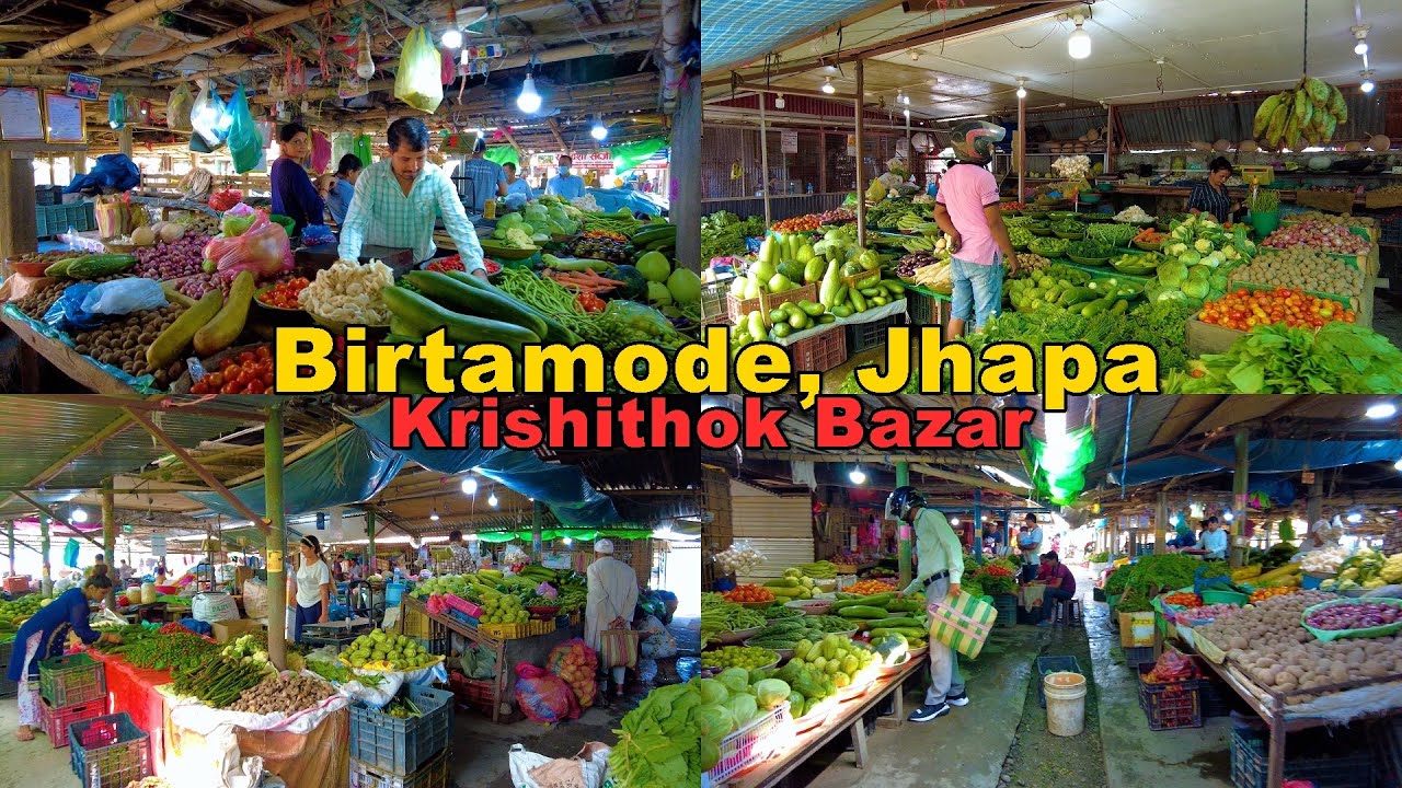 Birtamode Vegetable Market (Krishithok Bazar) Tour [4K🇳🇵] Virtual Walk Around Market Area