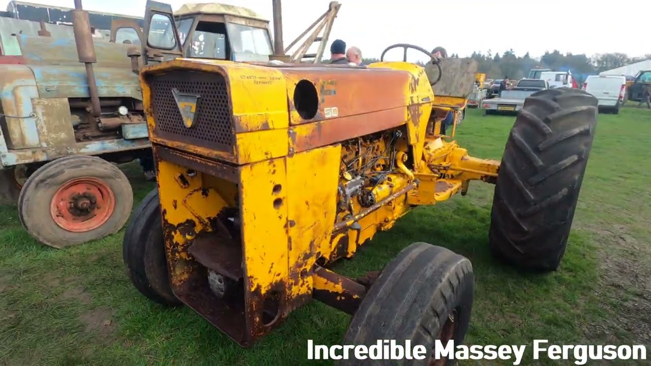 1974 Massey Ferguson 50 3.5 Litre 4-Cyl Diesel Industrial Tractor (60 HP)