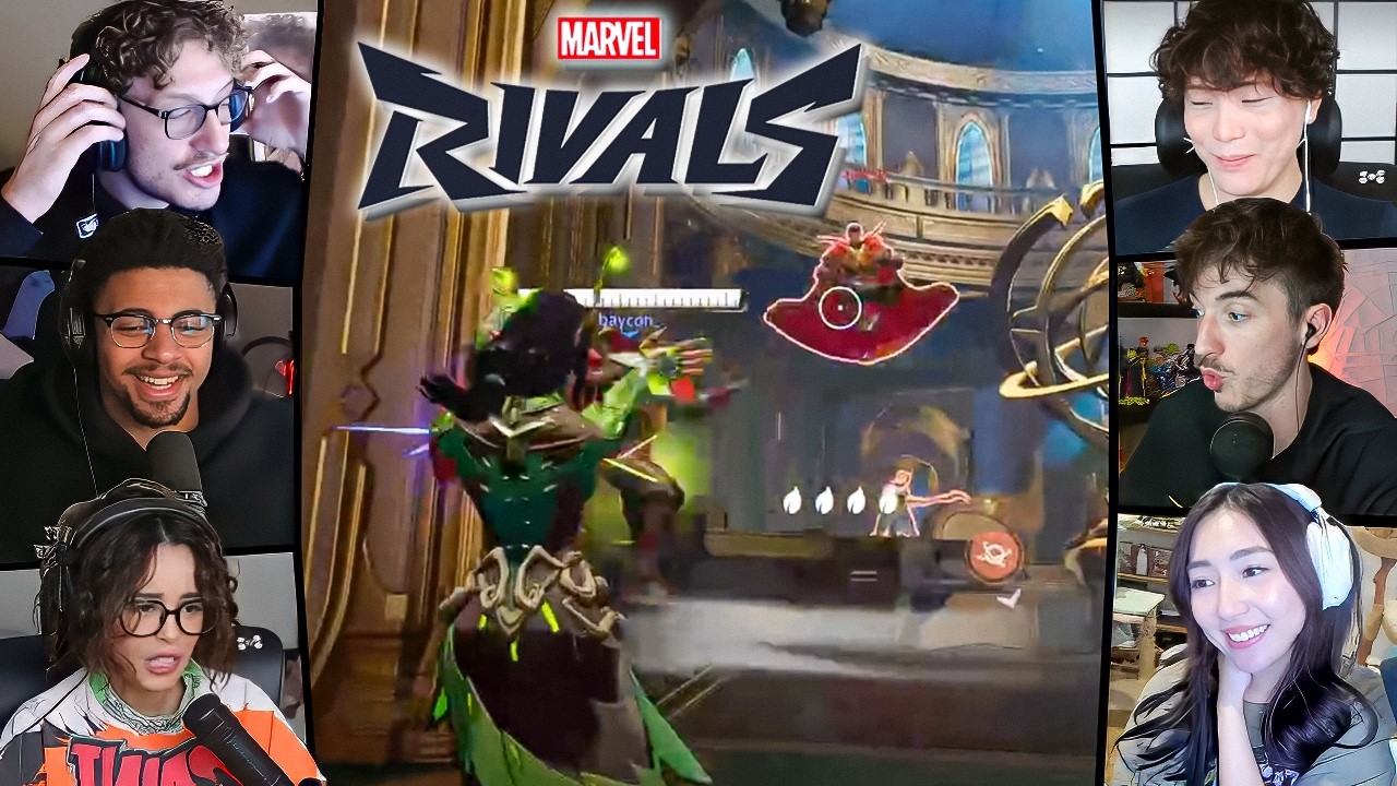 Valkyrae Taught Me How to Heal in Marvel Rivals (Multi POV ft. Sykkuno, Myth, NiceWigg, & Chocobars)