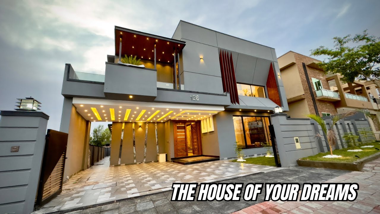 1 Kanal Super-Luxurious Industrial Design House For Sale in Bahria Ph 7 Islamabad