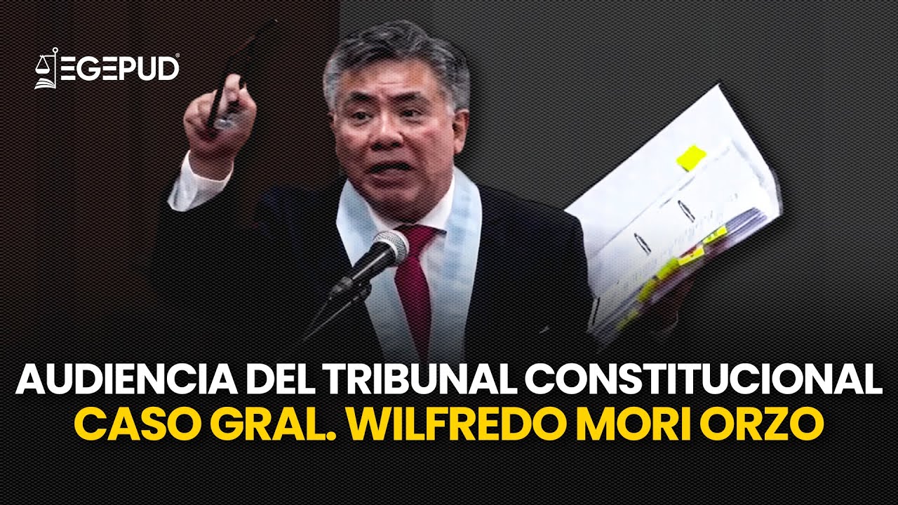 Audiencia Pleno del Tribunal Constitucional - Caso Gral. Wilfredo Mori Orzo