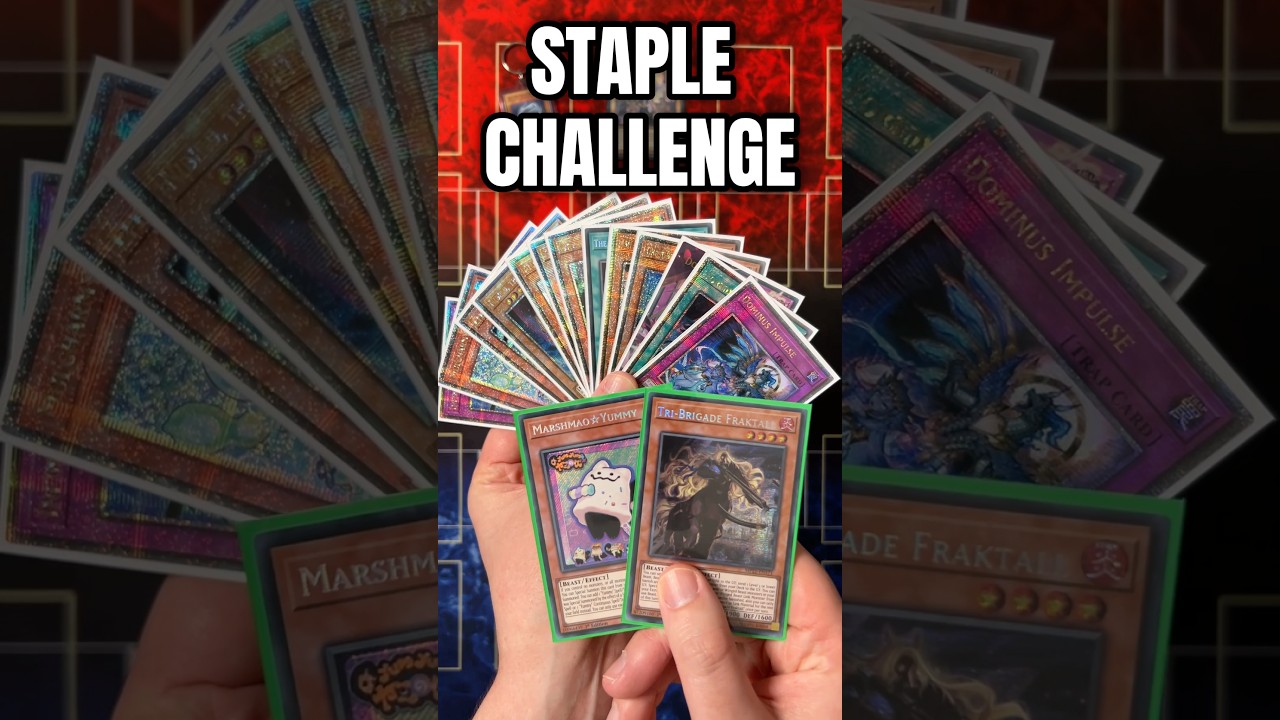 Tribrigade Yummy vs. STAPLE CHALLENGE 🥲 #yugioh #tcg #challenge