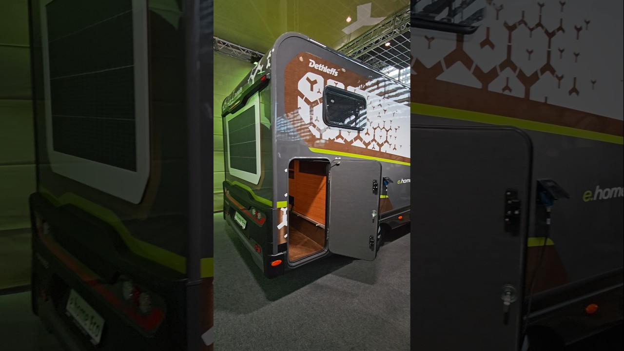 e.home ECO von Dethleffs: E-Wohnmobil mit PV und aus Hanf #energiewende