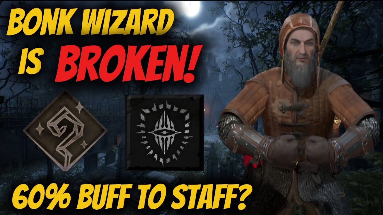 Bonk Wizard is Actually BROKEN now, Staff got a 60% Buff?! | Dark and Darker