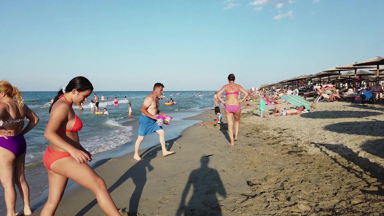 Βόλτα στην παραλία Νέοι Πόροι Πιερίας (Ιούλιος 2023) - Nei Poroi Beach Greece (July 2023)