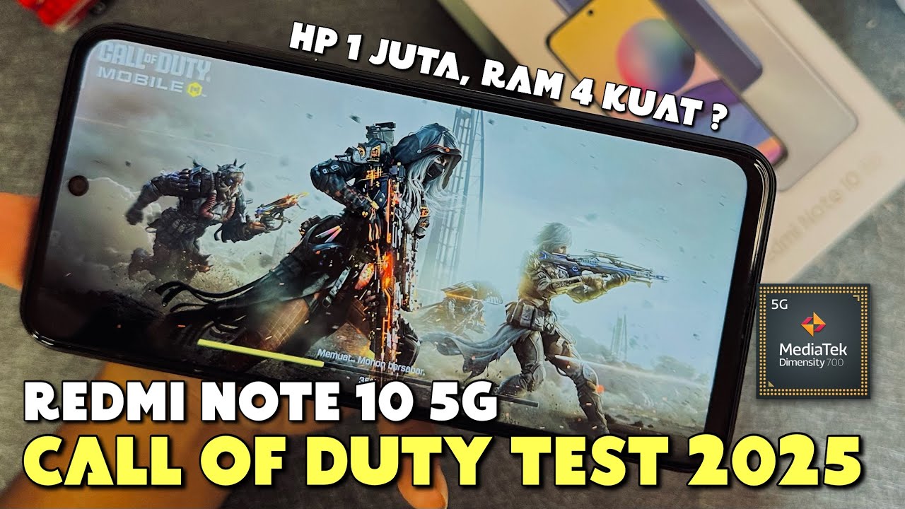Redmi Note 10 5G Call Of Duty . Mediatek Dimensyti 700 Gaming Test 2025 . Masih aman ?