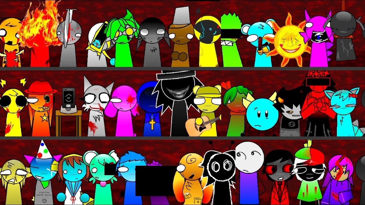 Sprunki - Sprunkin' Beats 2008 Horror  - with All Characters