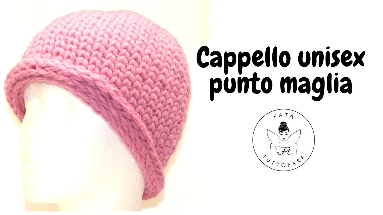 TUTORIAL: cappello unisex/ hat crochet/ gorro de ganchillo*lafatatuttofare*