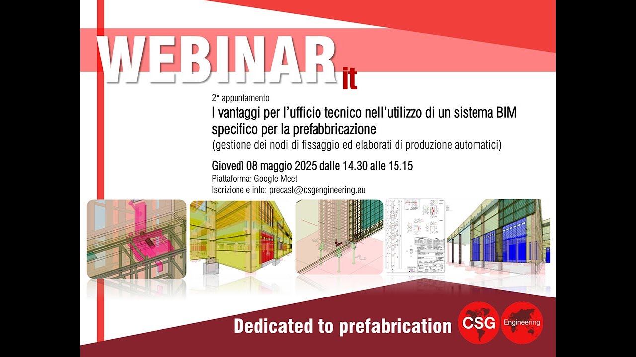 I Vantaggi per l'ufficio tecnico nell'utilizzo di un sistema BIM specifico per la prefabbrica