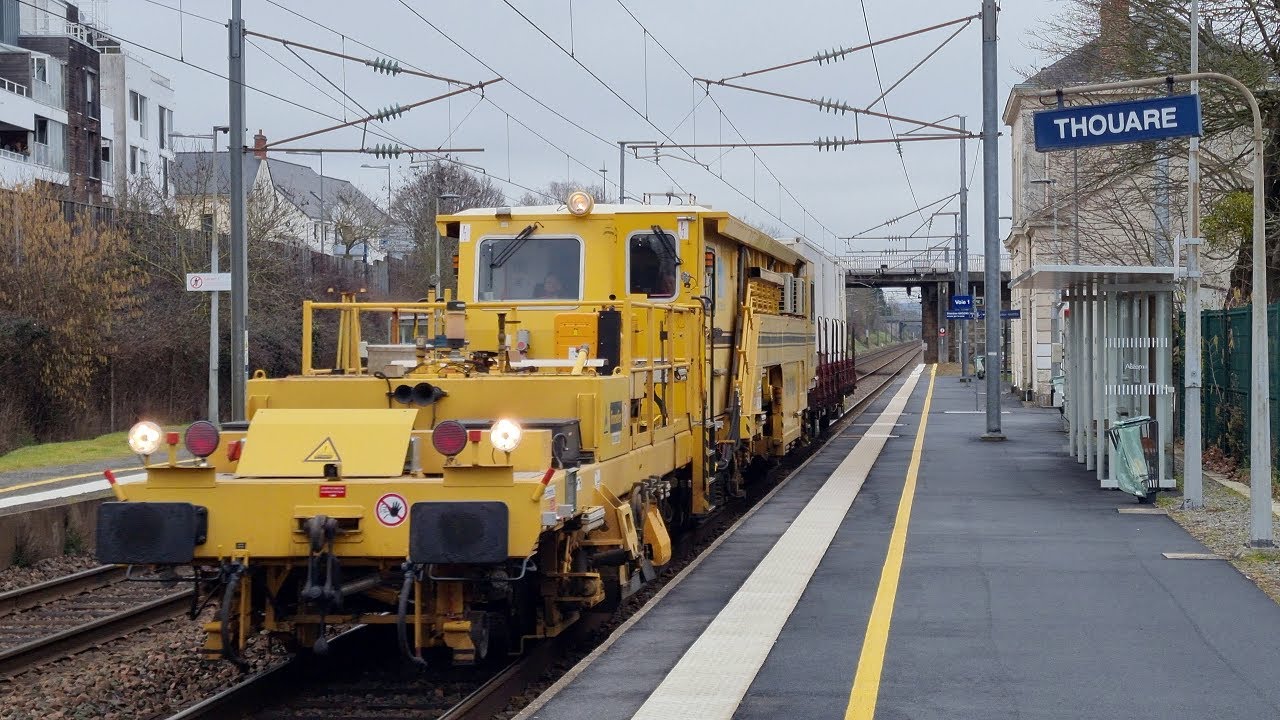 [4K] Des Trains Dans L'Ille-et-Vilaine (35) Et La Loire Atlantique (44) - Janvier / Février 2023.