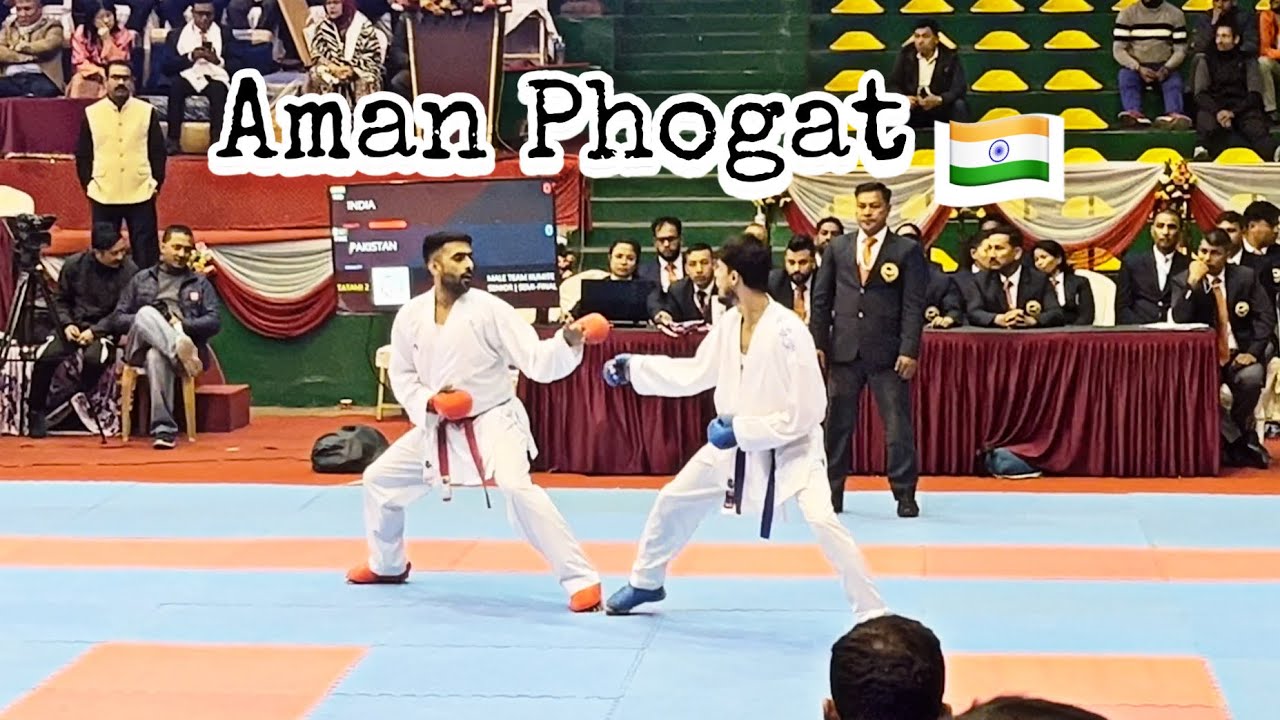 Aman phogat India vs Pakistan | Team Kumite | 7th south Asian karate championship 2023 at Nepal