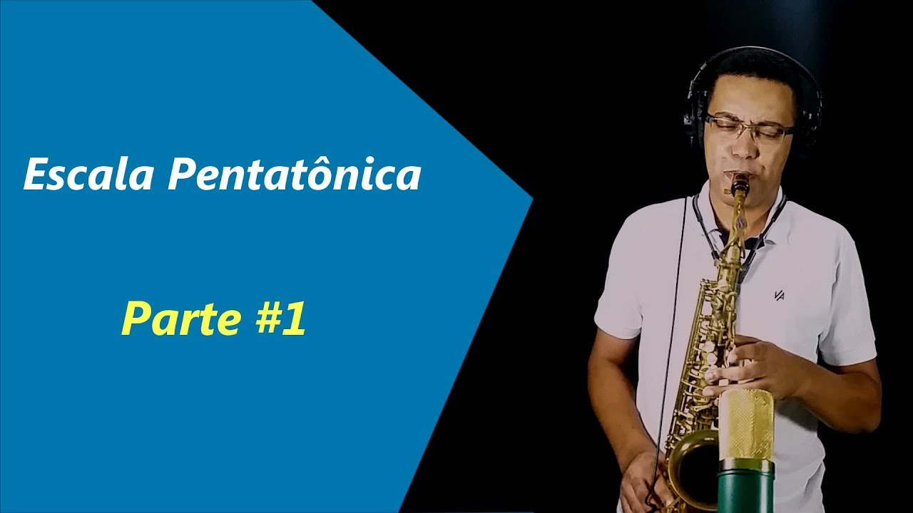 ESCALA PENTATÔNICA 🎷 PARTE 01 🎷AMARO SANTANA #auladesaxofone