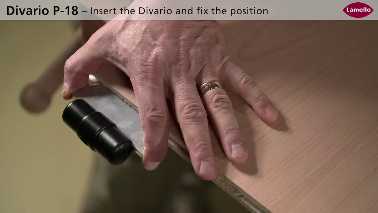 Lamello Divario P-18 instructional video
