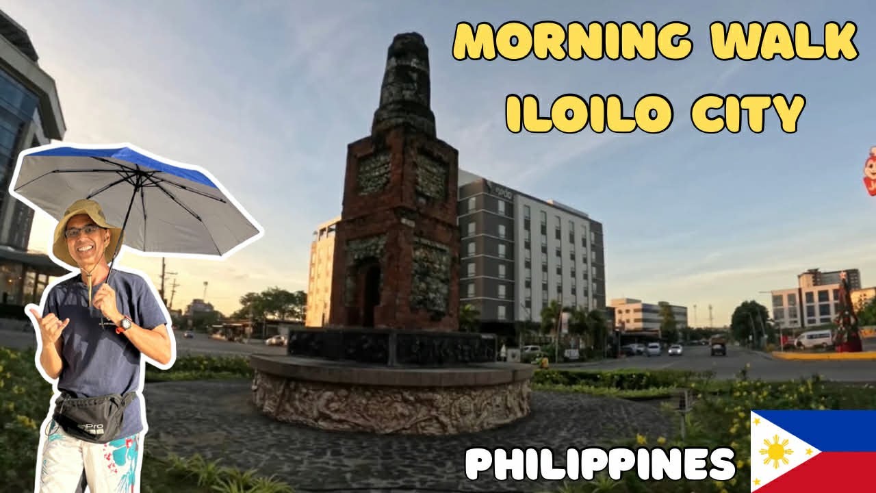 Утренняя прогулка, город Илоило, Филиппины