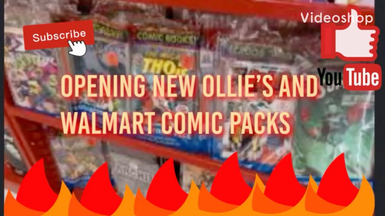 NEW OLLIE’S AND WALMART COMIC BOOK PACKS