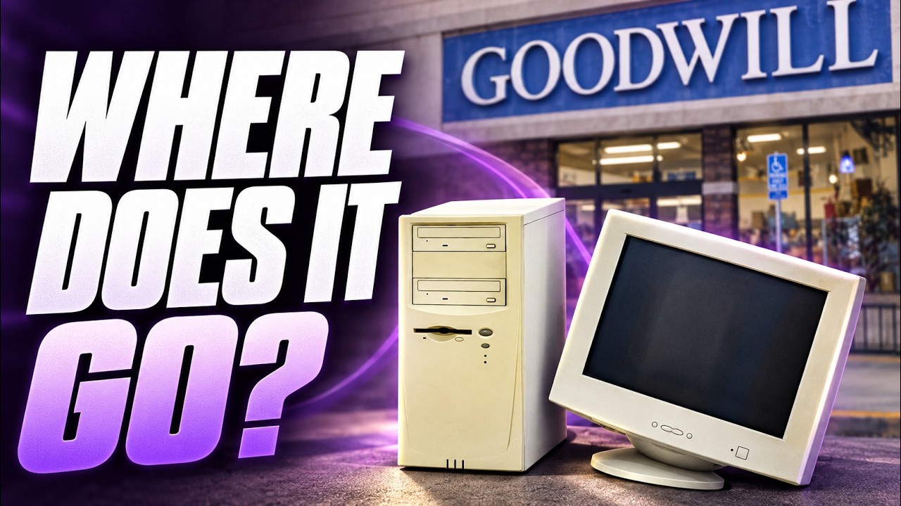 Here's what happens to your old computer parts you donate to Goodwill
