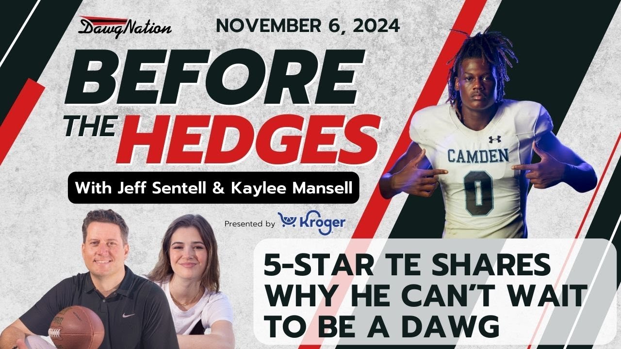 Georgia 5-star TE Elyiss Williams shares why he can't wait to get to Athens | Before The Hedges