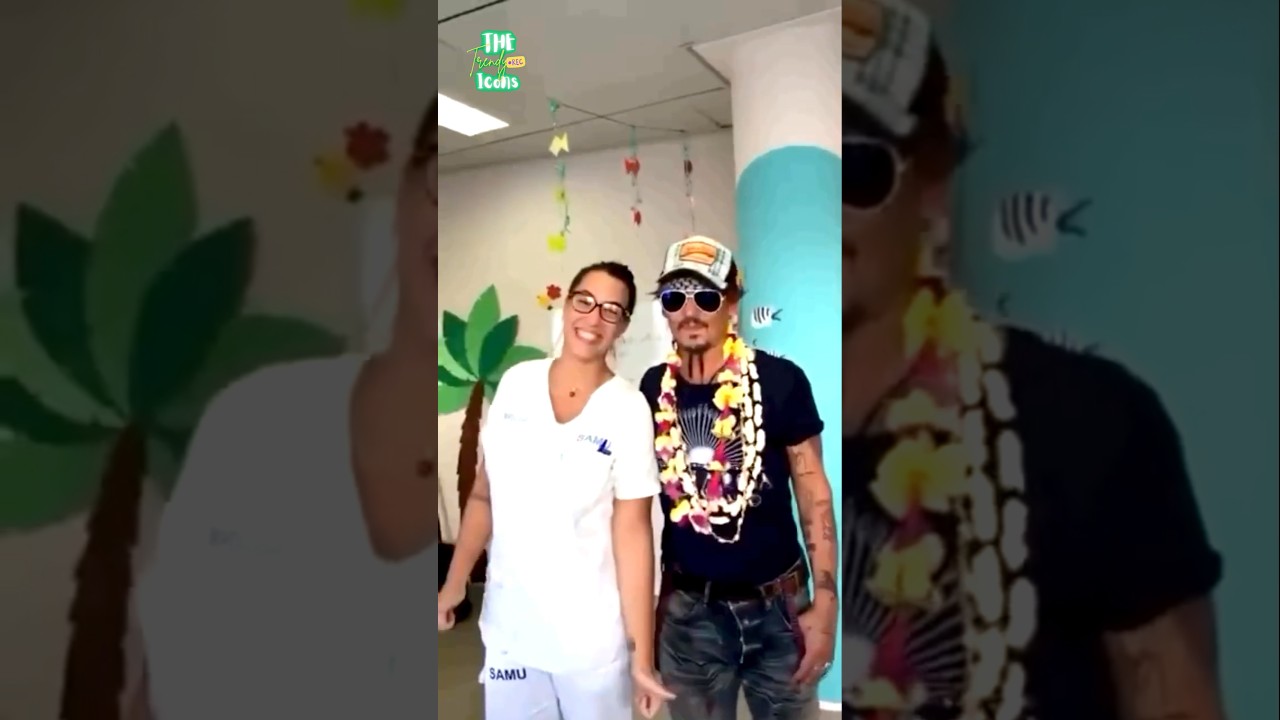 Unrecognizable! Johnny Depp stuns with a fresh new look ✨😱 #johnnydepp #piratesofthecaribbean #deep