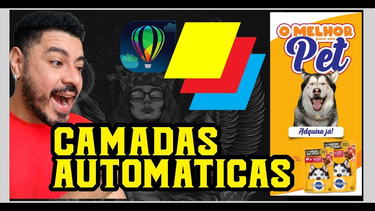 SEPARAR CAMADAS AUTOMATICAMENTE NO COREL DRAW