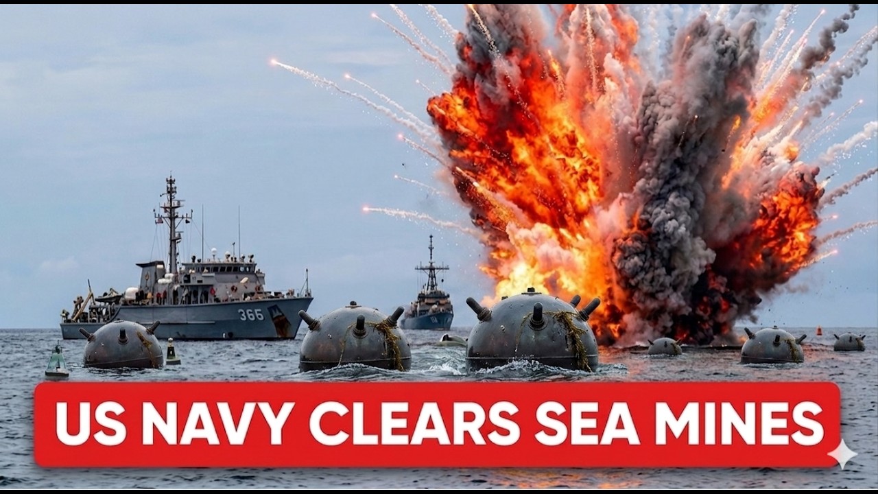 Эсминцы ВМС США начали разминирование в Ормузском проливе.