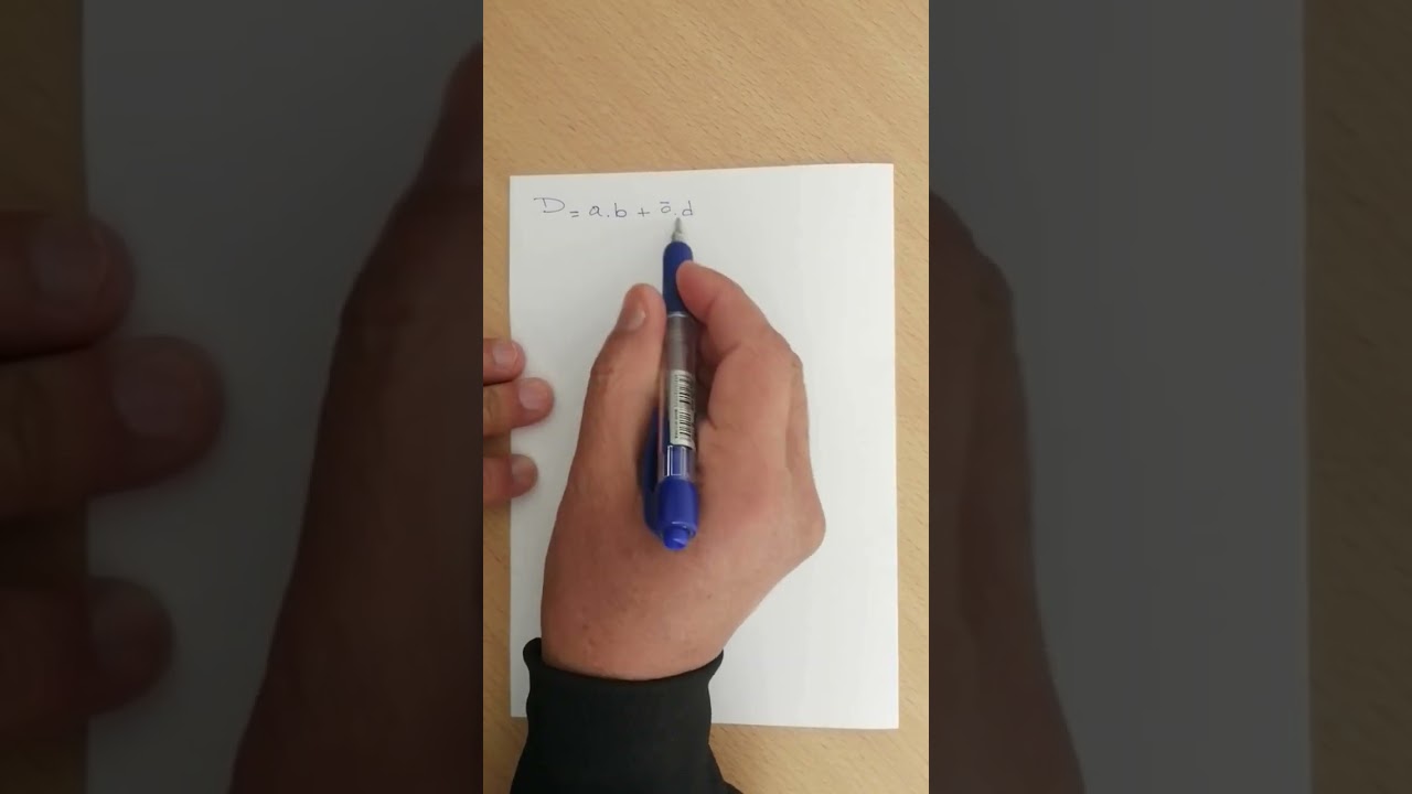 Equation logique de base Avec des portes NAND
