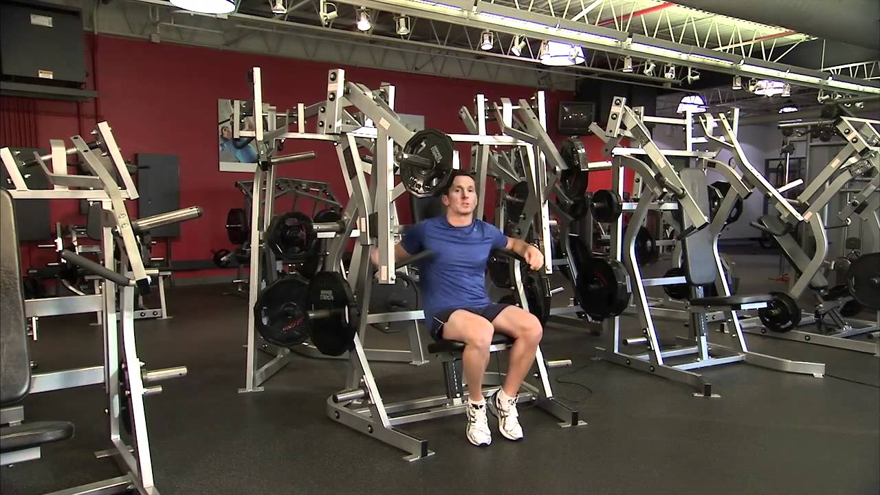 Hammer Strength Plate-Loaded Bench Press Instructions