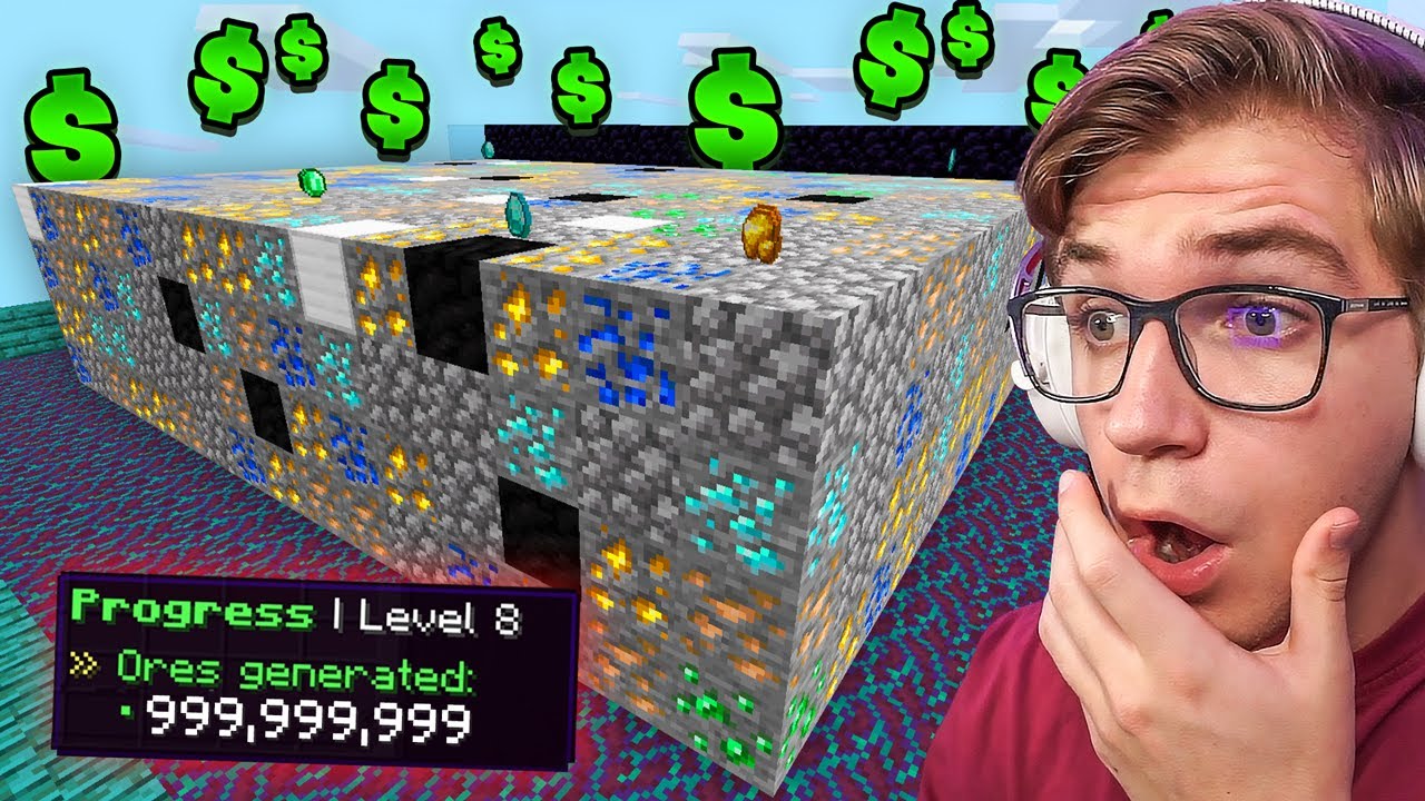 I Built The Most POWERFUL Cobblestone Generator! | Minecraft Skyblock