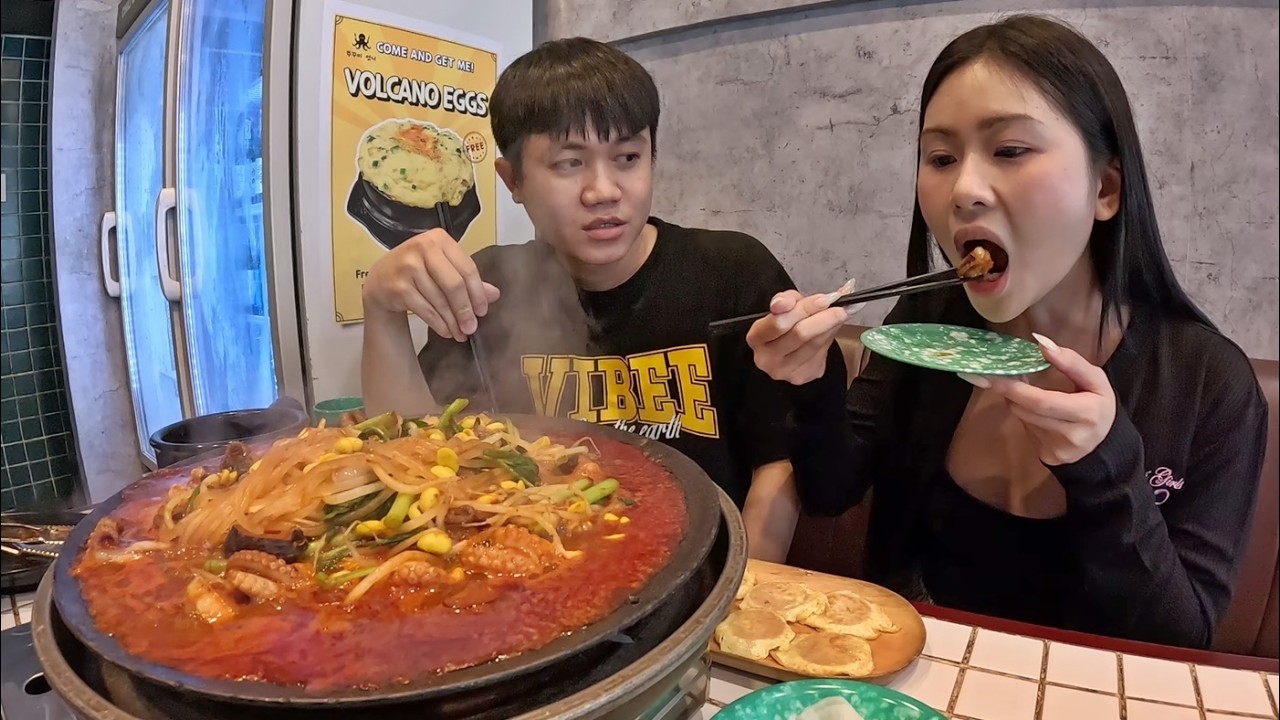 매운 쭈꾸미볶음을 태어나 처음 먹어 본 베트남 직원의 반응