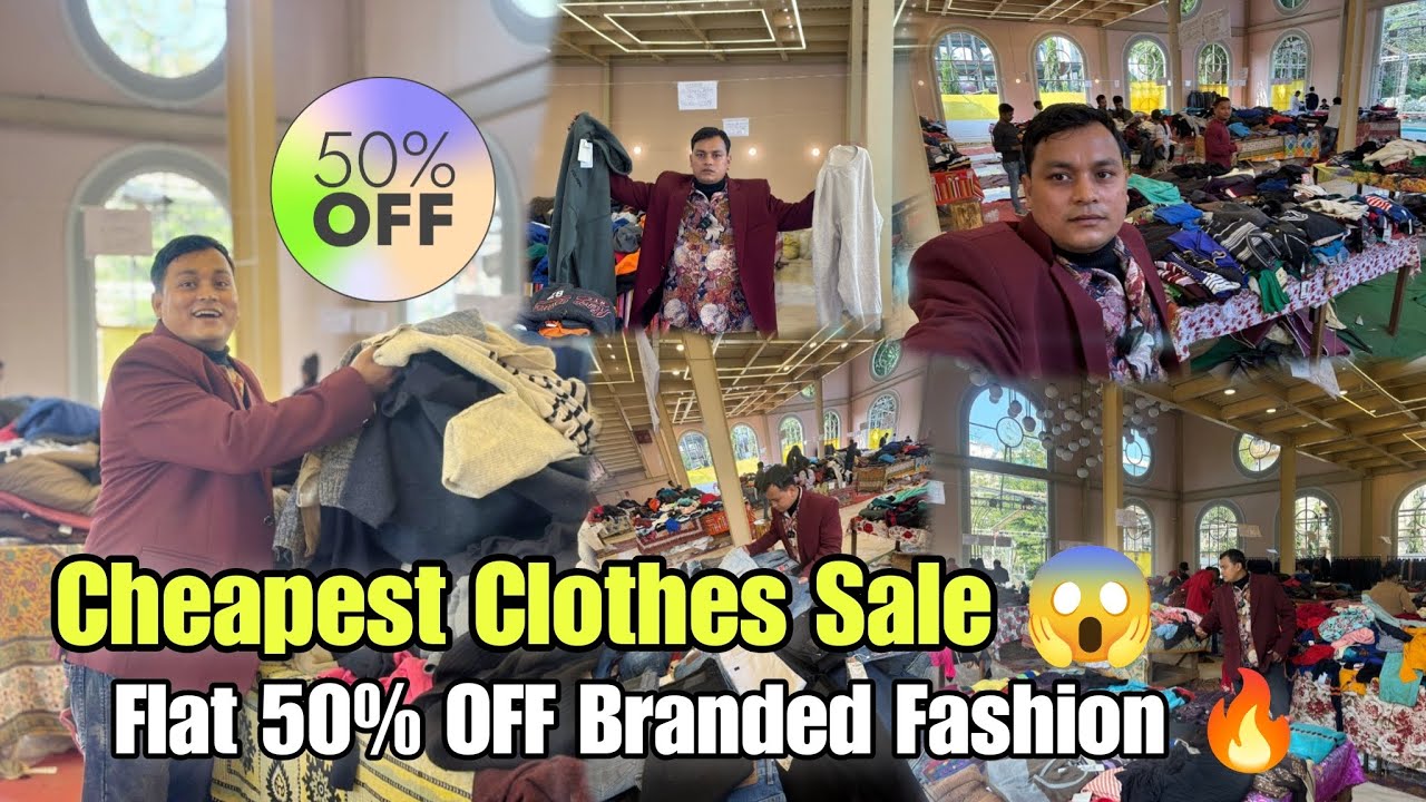 Cheapest Clothes Sale 😱 | Flat 50% OFF Branded Fashion 🔥