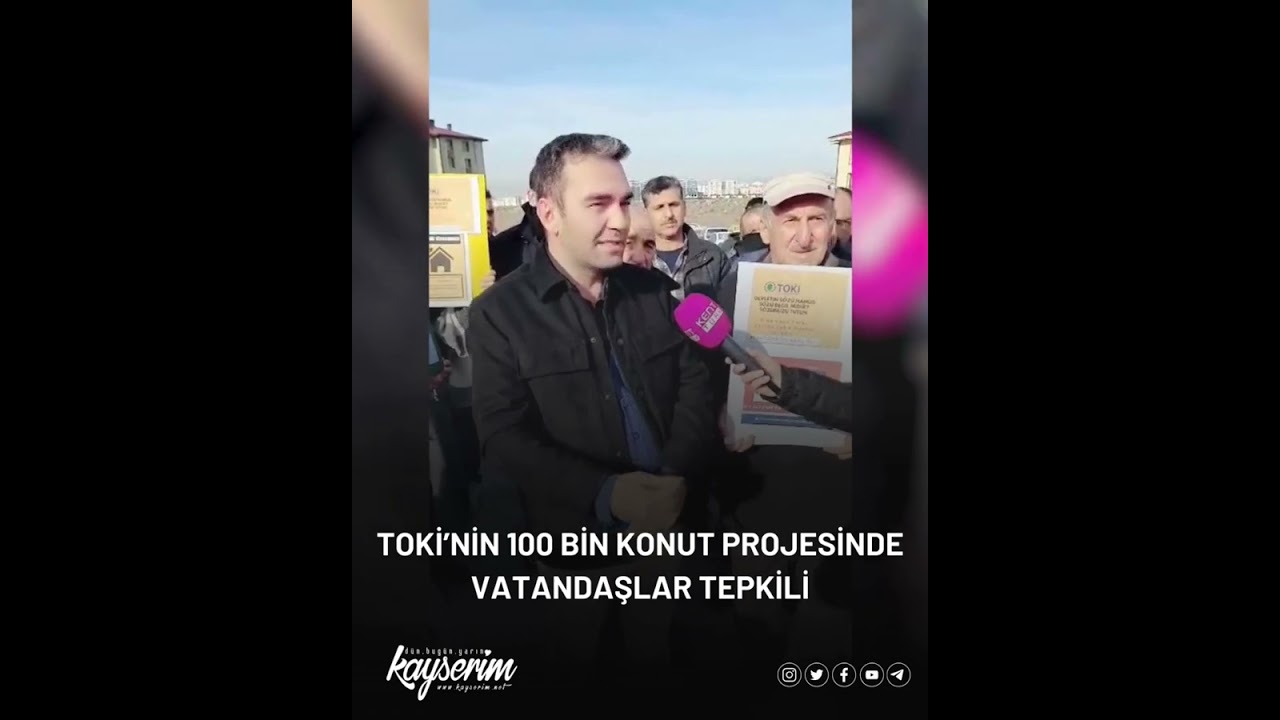 TOKİ’nin 100 bin konut projesinde vatandaşlar tepkili