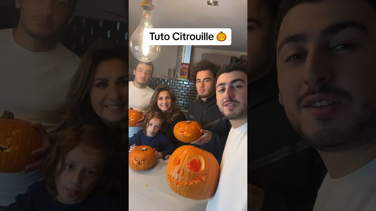 On fait des citrouilles pour haloween 🎃😭