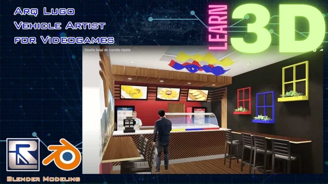 Diseño local de comida rápida