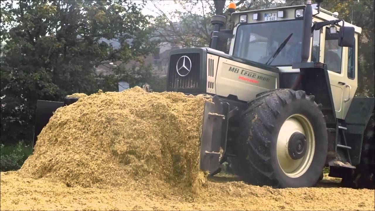 Häckseln 2015 (MB trac 1800 intercooler)