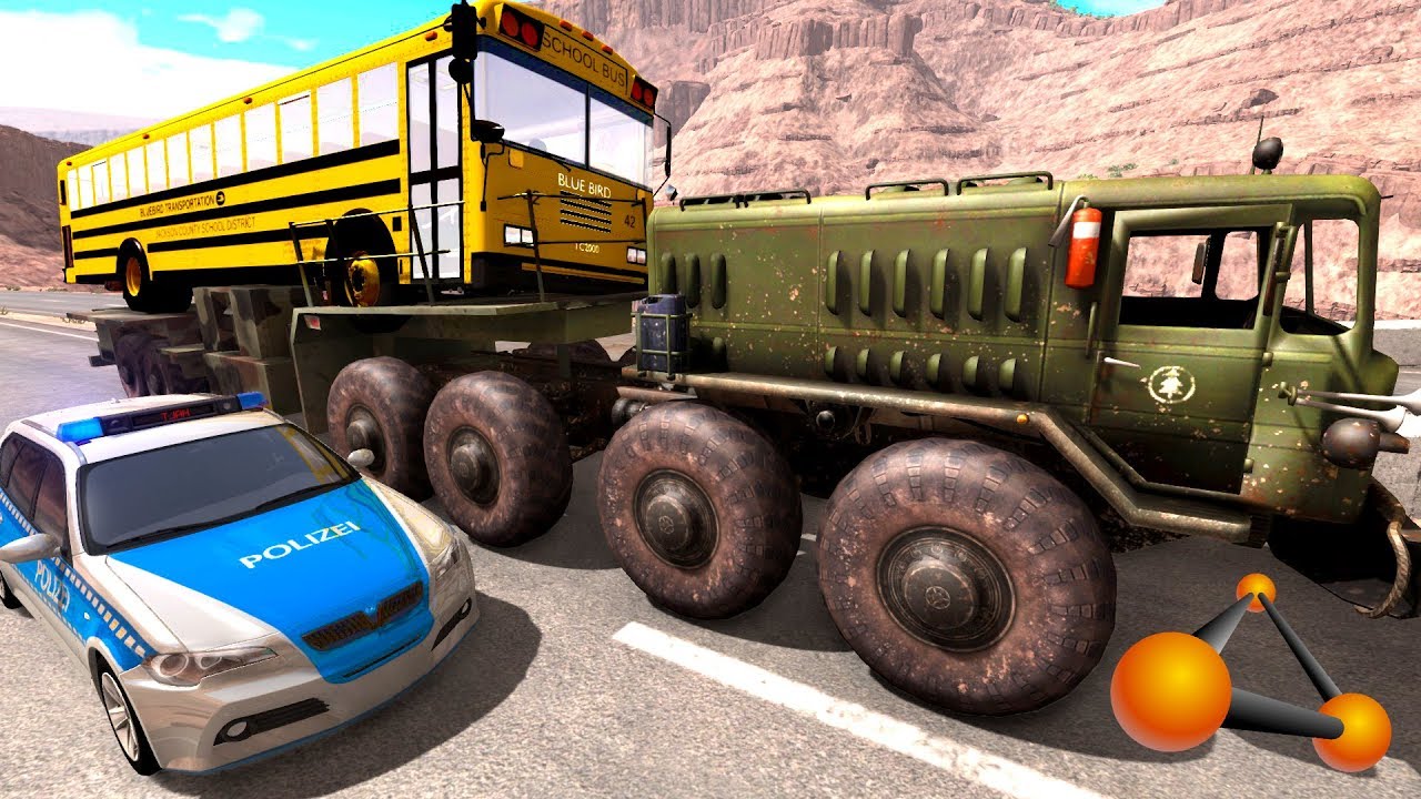 УГОН ШКОЛЬНОГО АВТОБУСА С ДЕТЬМИ | BeamNG.drive