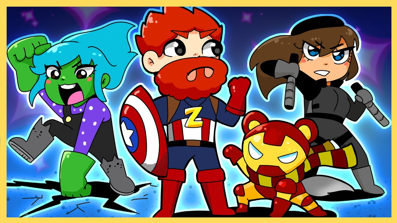 THE BOOTLEG AVENGERS!! | Minecraft Hide n Seek!