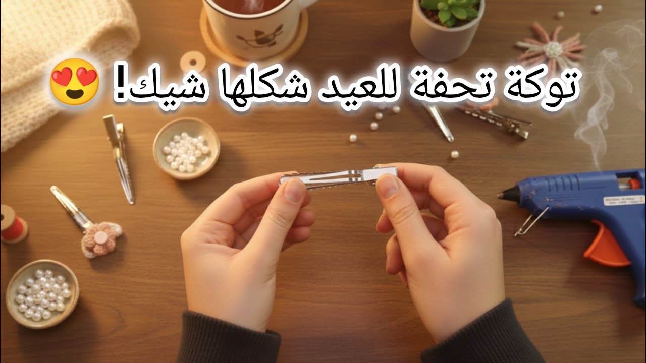 سر التوكة الأنيقة للعيد 😍 سهلة وسريعة! 