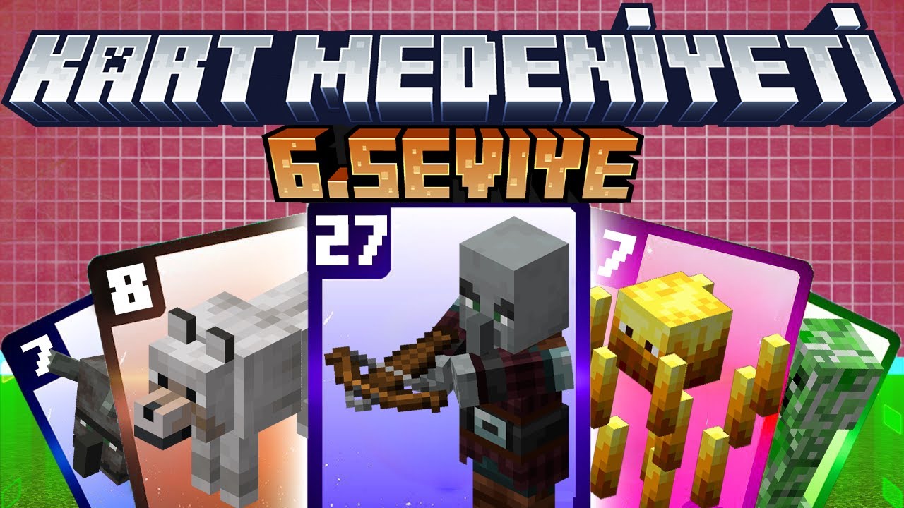 Minecraft ama KART MEDENİYETİNDE KART KA&Ccedil;IRIYORUZ