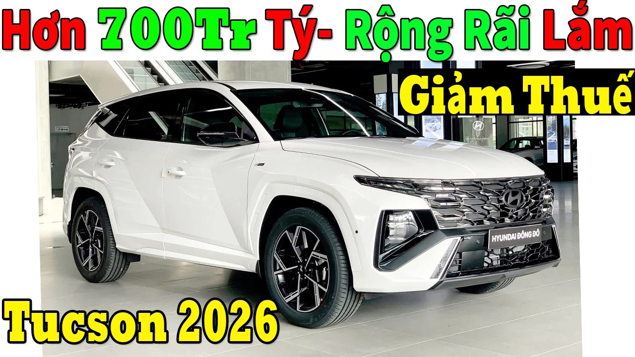 ✅Hơn 700Tr Lấy Gầm Cao Hyundai Tucson Giữa Tháng 3 Giảm 50% Thuế| Lăn Bánh Hyundai Tucson | Topcarvn