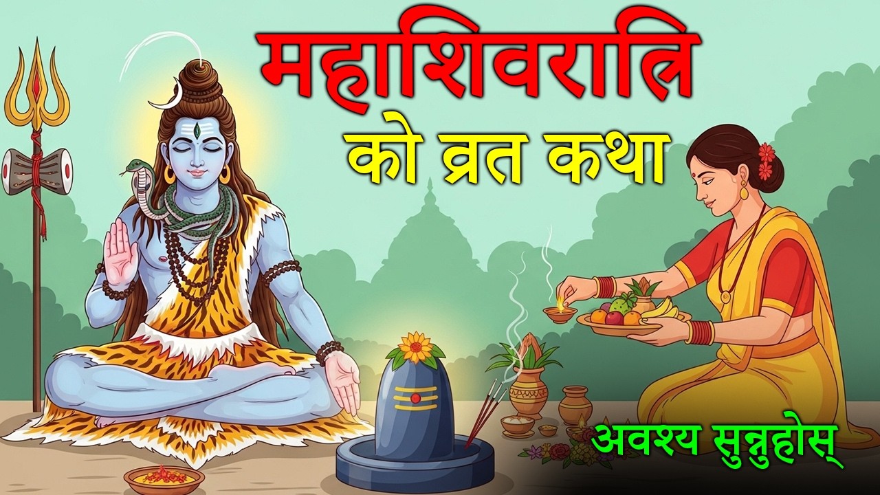 महाशिवरात्रि व्रत कथा | Mahashivratri Vrat Katha | Mahashivratri Ko Katha | 2082