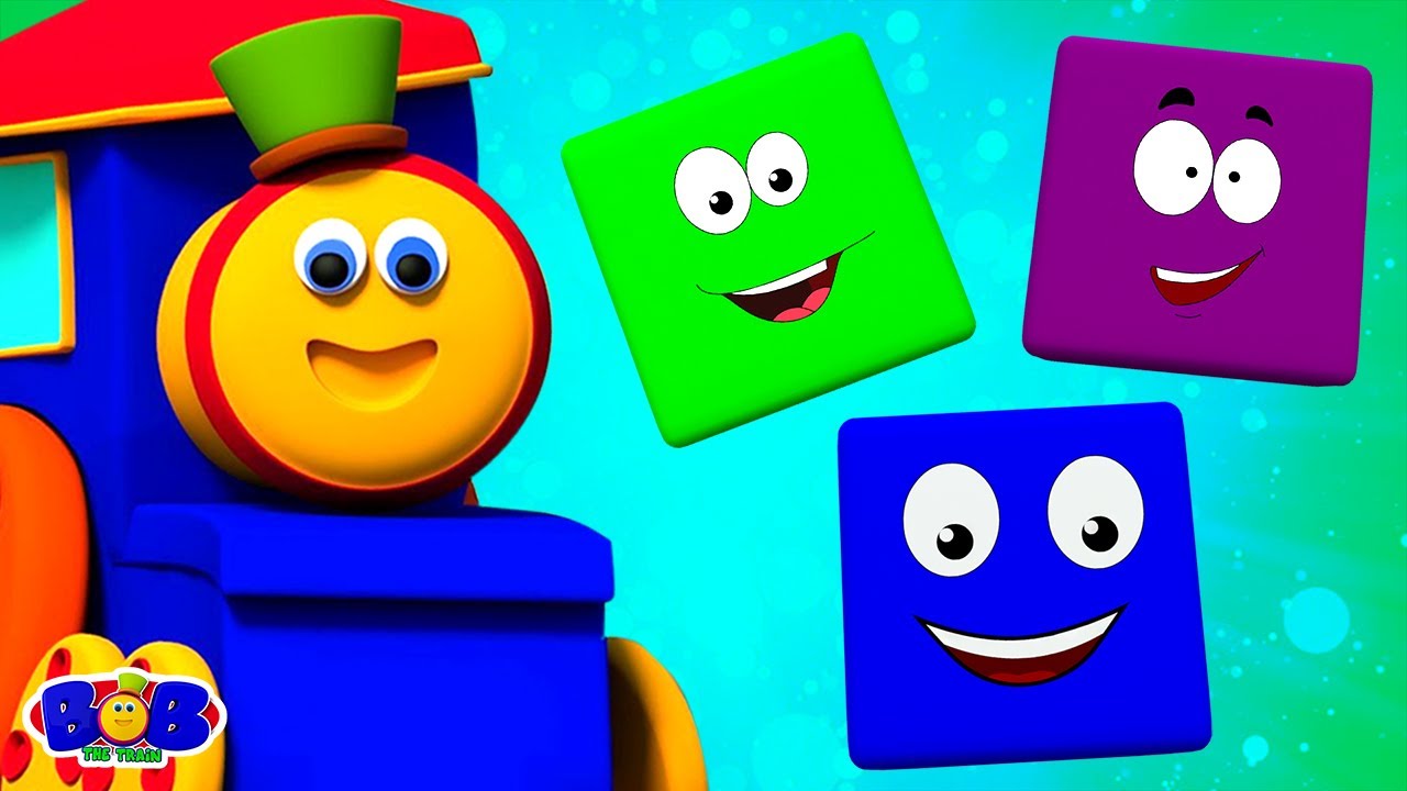 Bob kereta api - Pada perjalanan warna | Lagu anak indonesia | Video edukasi | Bayi sajak