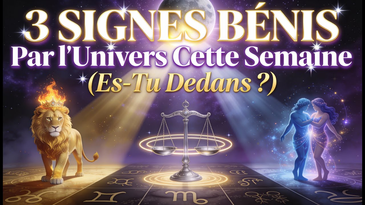 3 Signes BÉNIS Par l'Univers Cette Semaine (Es-Tu Dedans ?)